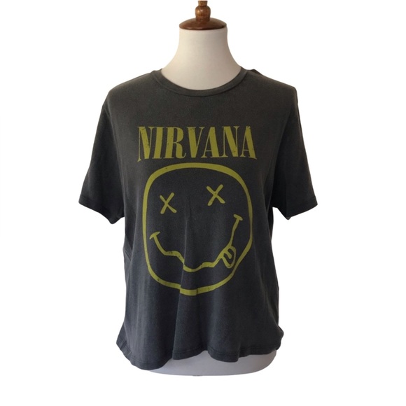 Urban Outfitters Tops - Urban Outfitters Nirvana Crop Top